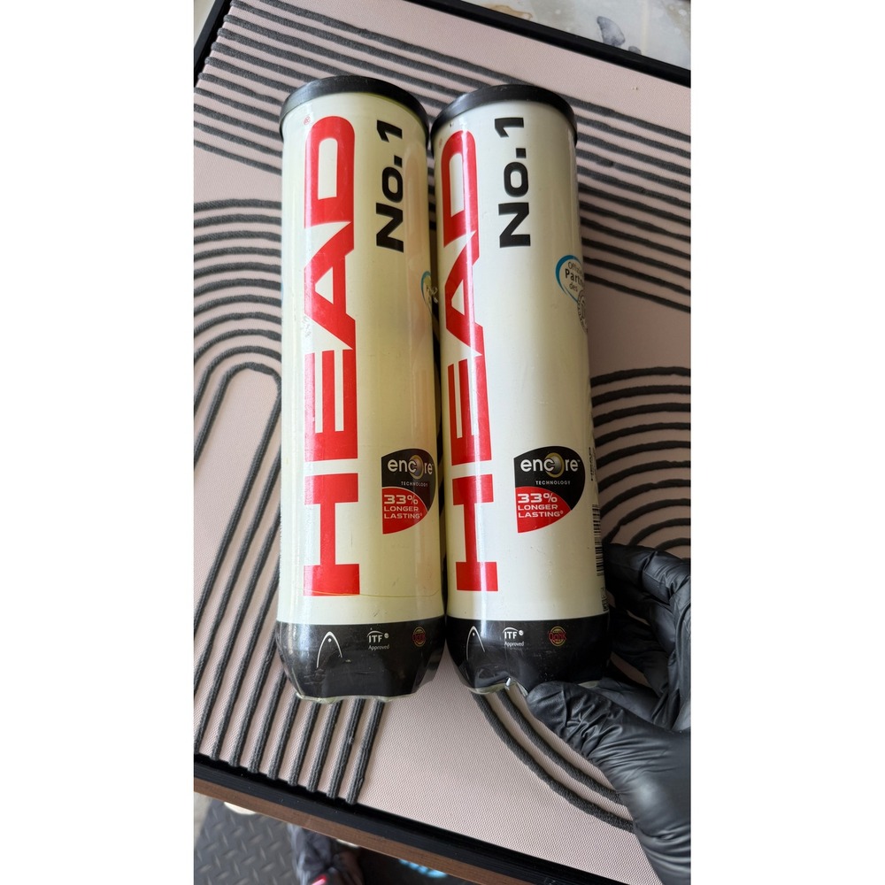 HEAD No. 1 Tennis Balls Encore Technology 2 Cans ITF Approved‎ DTB Partner